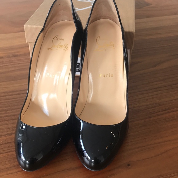 ✨Christian Louboutin Patent Black Wawy Dolly Pumps - Picture 5 of 5